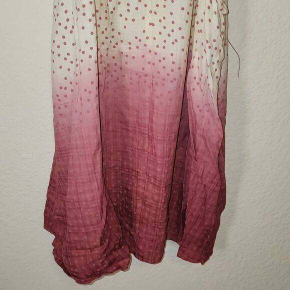 NWOT Ambre Mauve Polkadot top - Picture 3 of 4